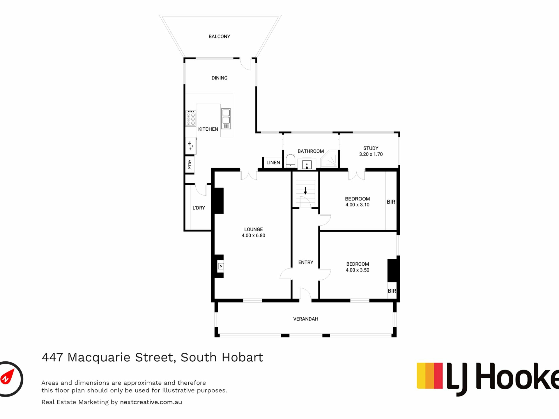 1/447 Macquarie Street, SOUTH HOBART
