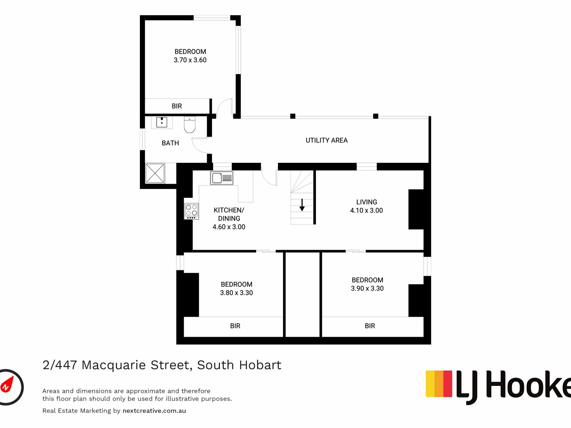 2/447 Macquarie Street, SOUTH HOBART