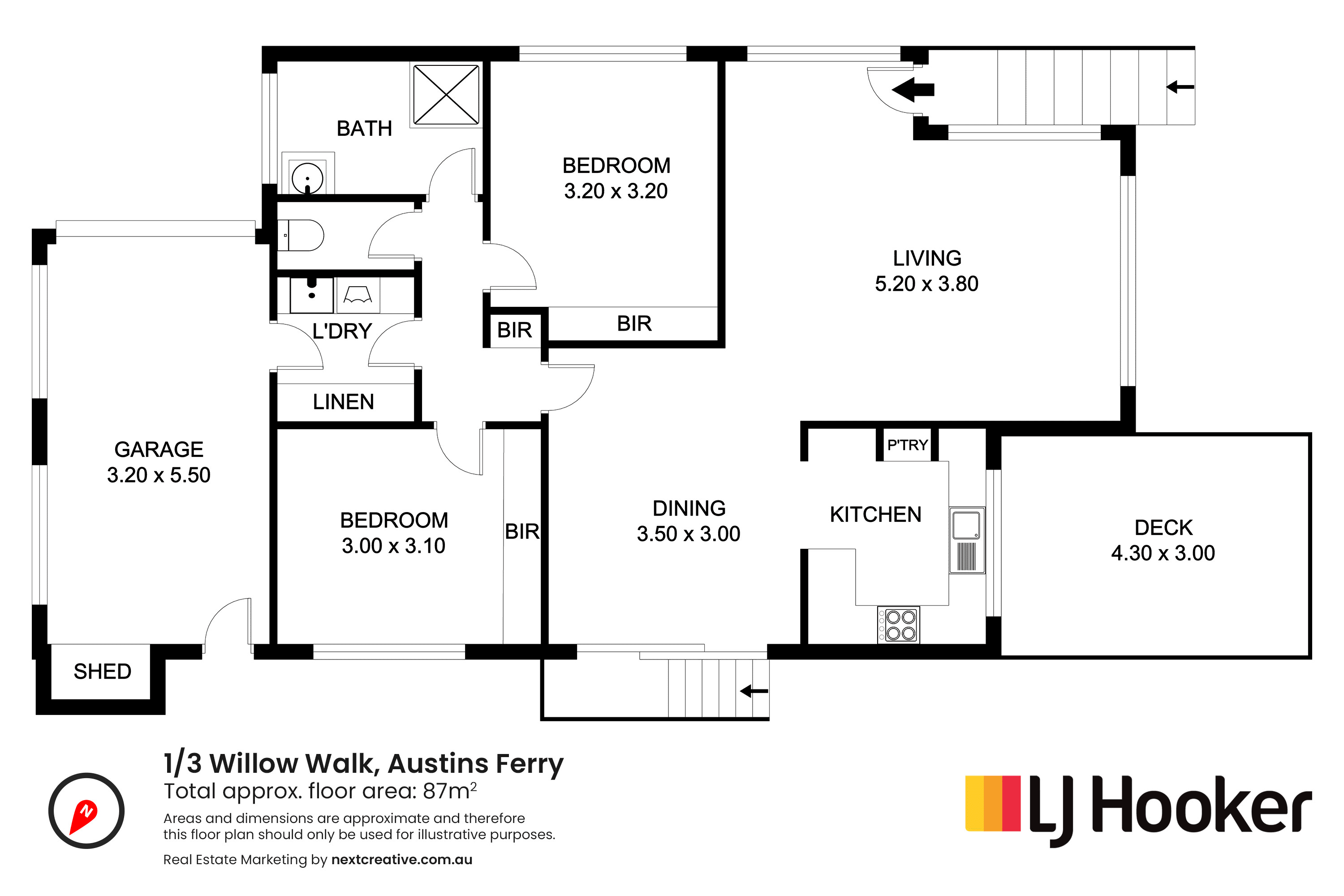 1/3 Willow Walk, AUSTINS FERRY