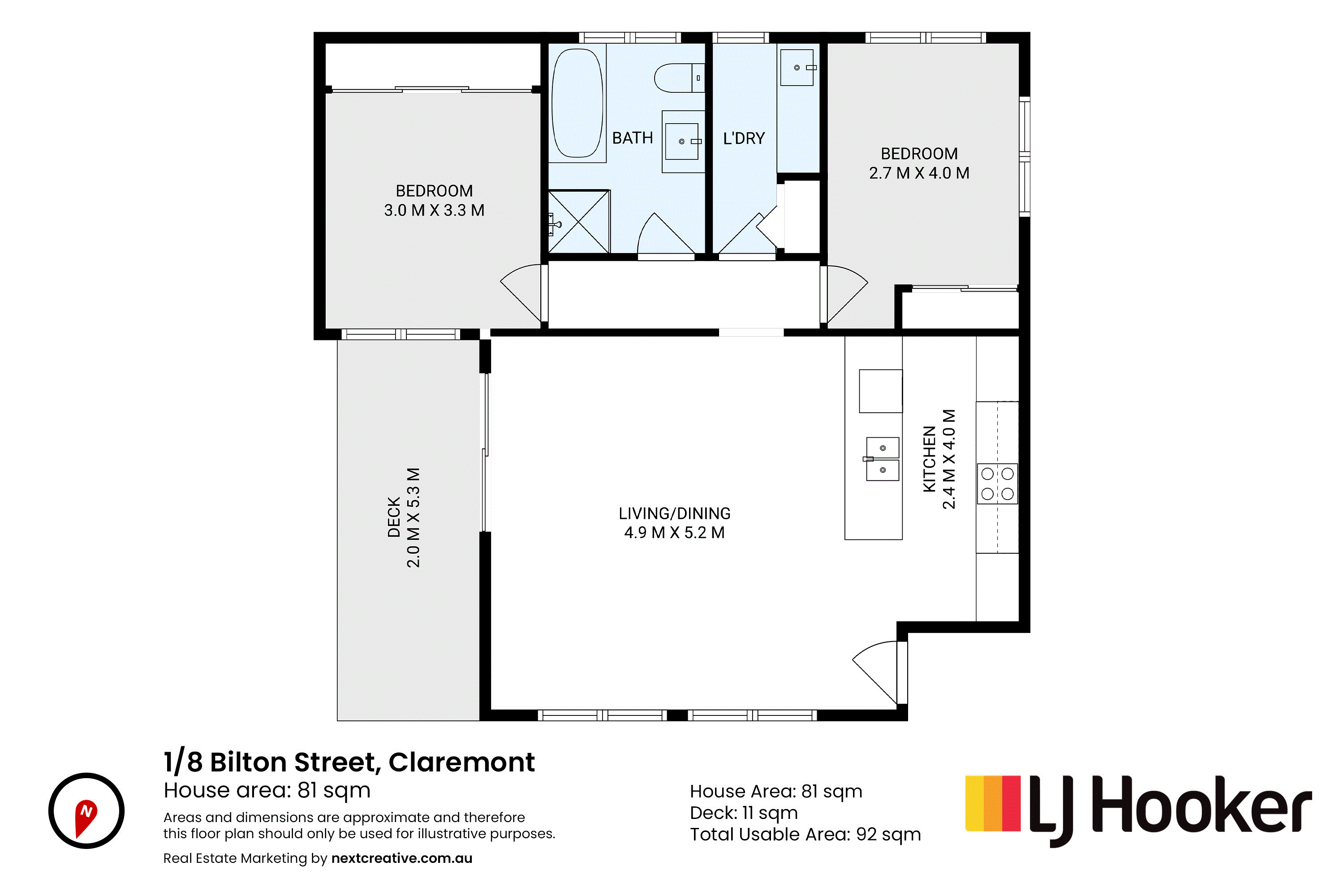 1/8 Bilton Street, CLAREMONT