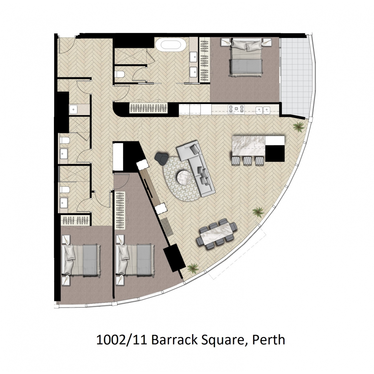 1002/11 Barrack Square, PERTH