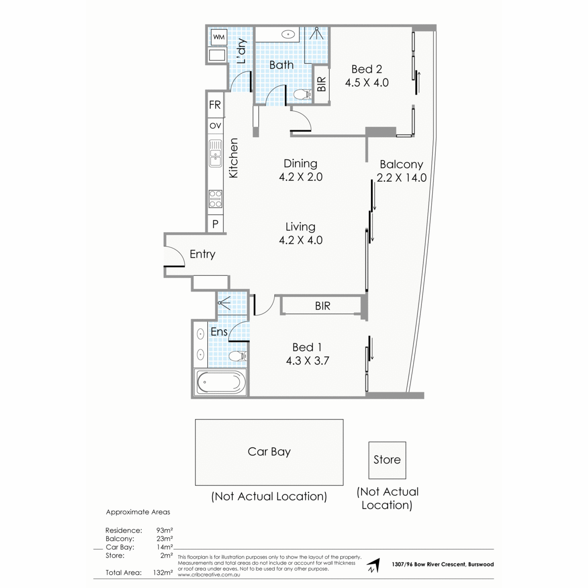 1307/96 Bow River Crescent, BURSWOOD