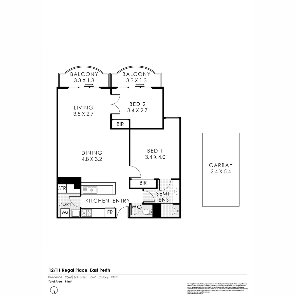 12/11 Regal Place, EAST PERTH