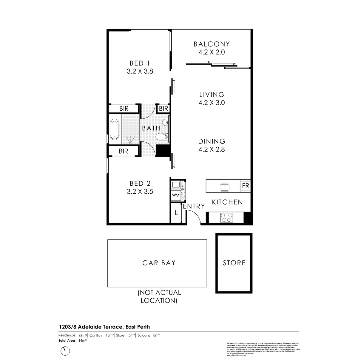 1203/8 Adelaide Terrace, EAST PERTH