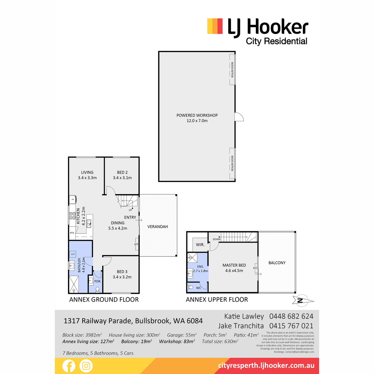 1317 Railway Parade Bullsbrook WA AcreageSemirural for Sale LJ Hooker