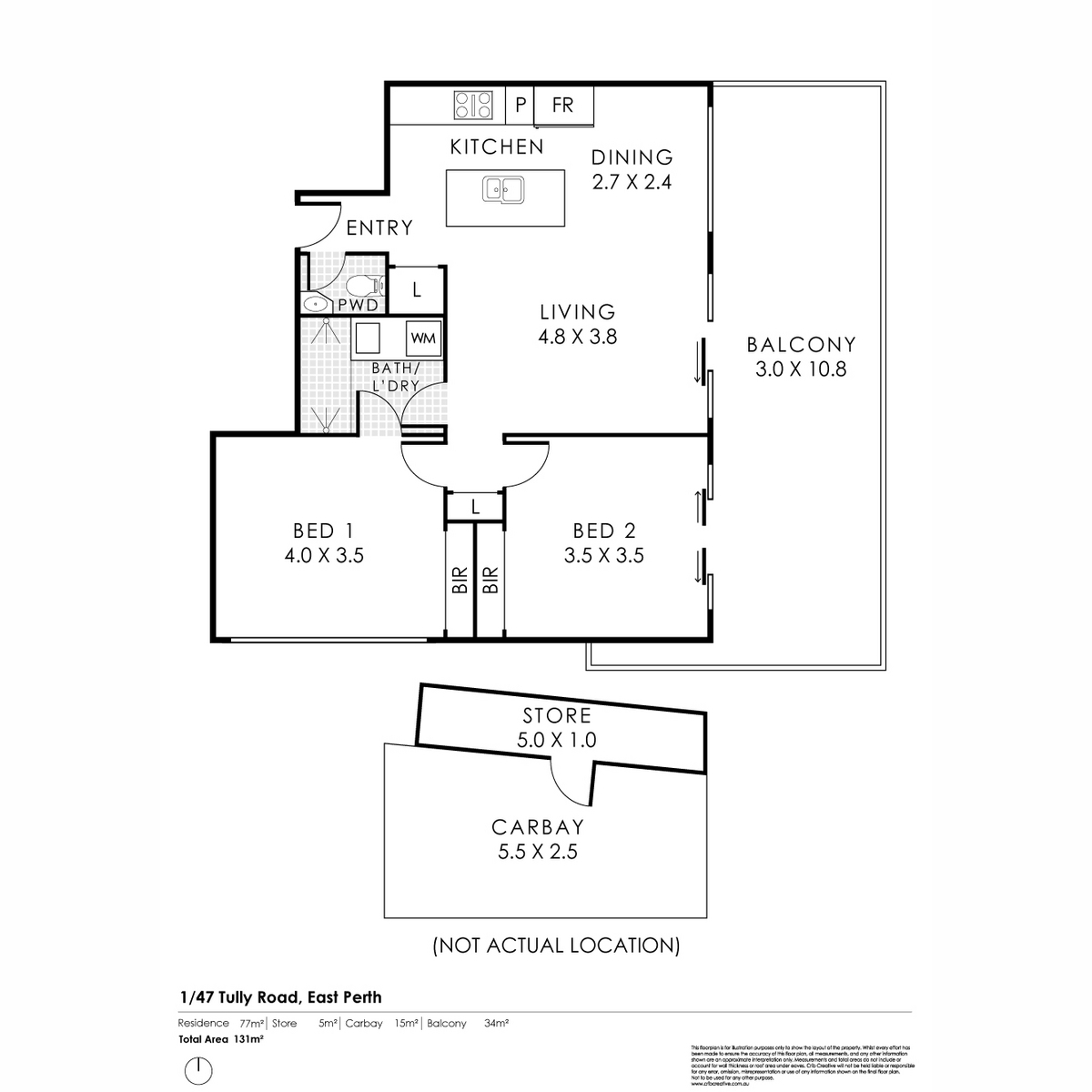 1/47 Tully Road, EAST PERTH