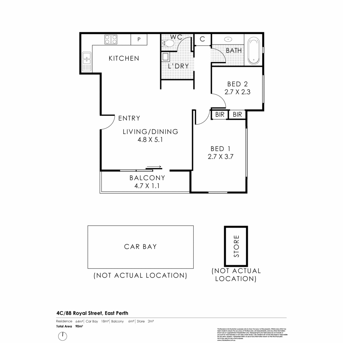 4C/88 Royal Street, EAST PERTH
