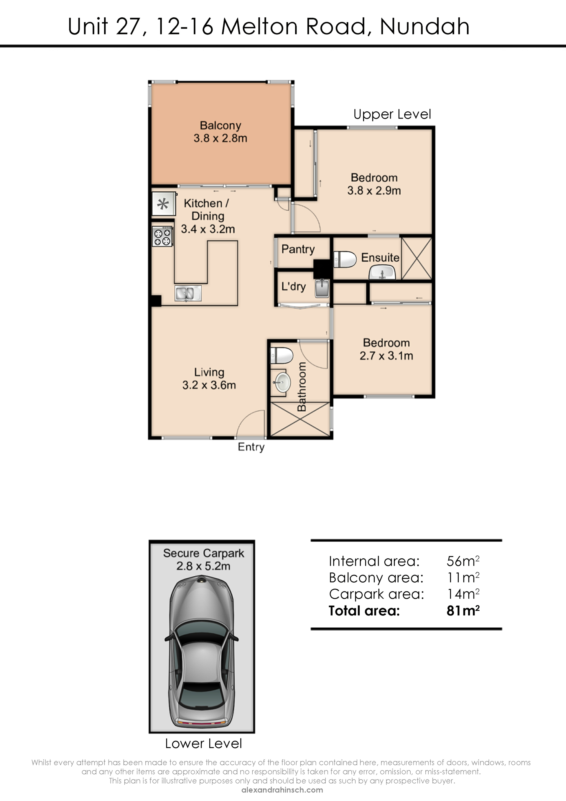 27/12-16 Melton Road, NUNDAH