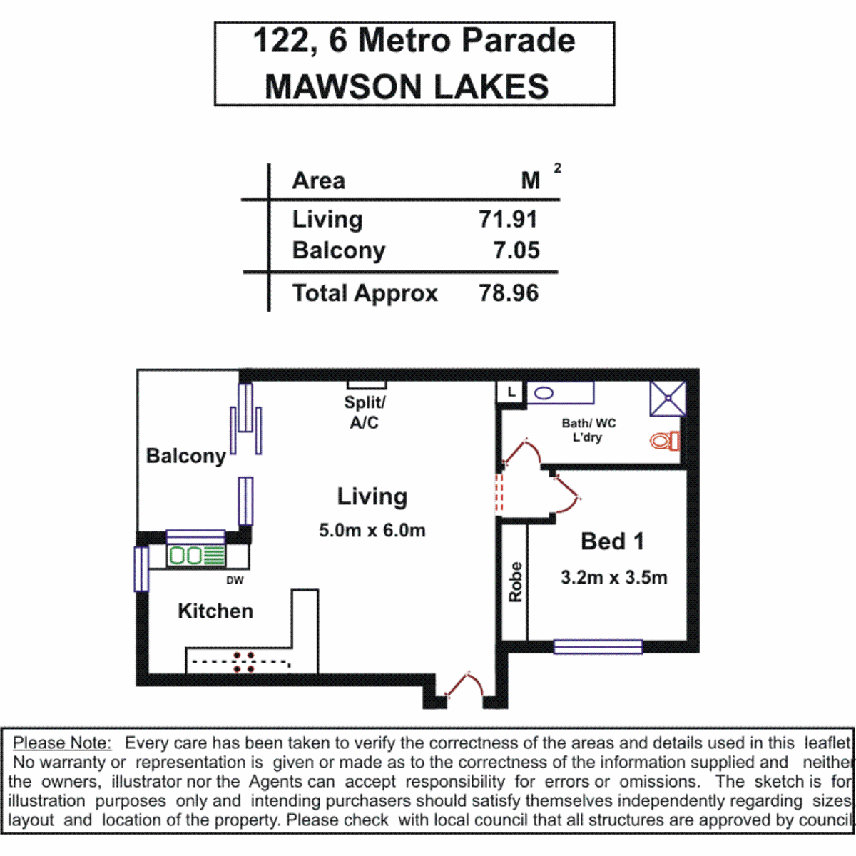 122/6-18 Metro Parade, MAWSON LAKES
