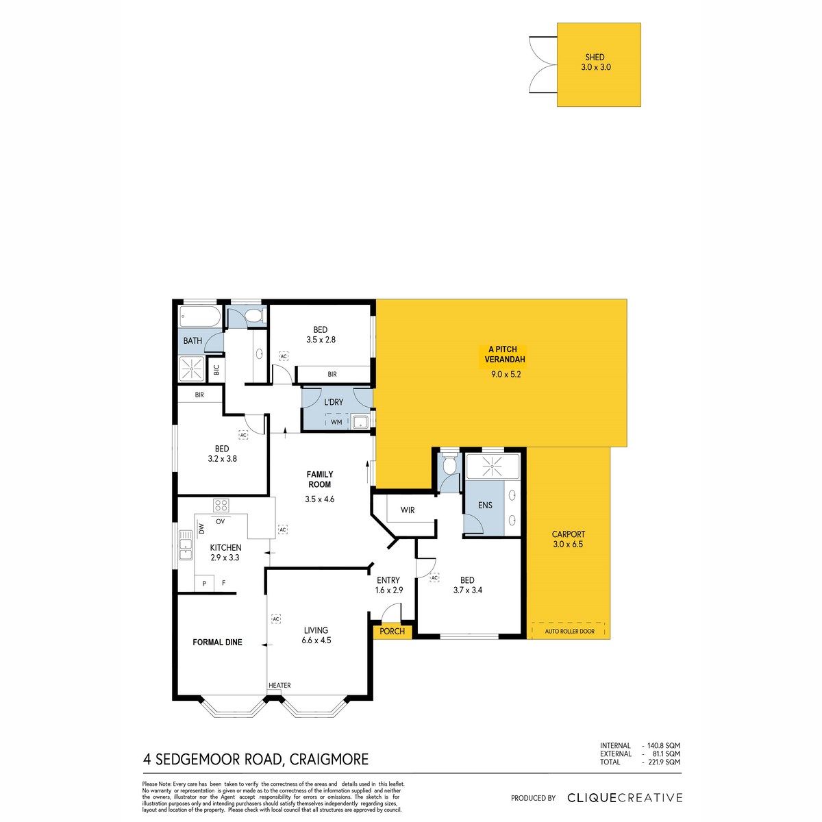 4 Sedgemoor Road, CRAIGMORE