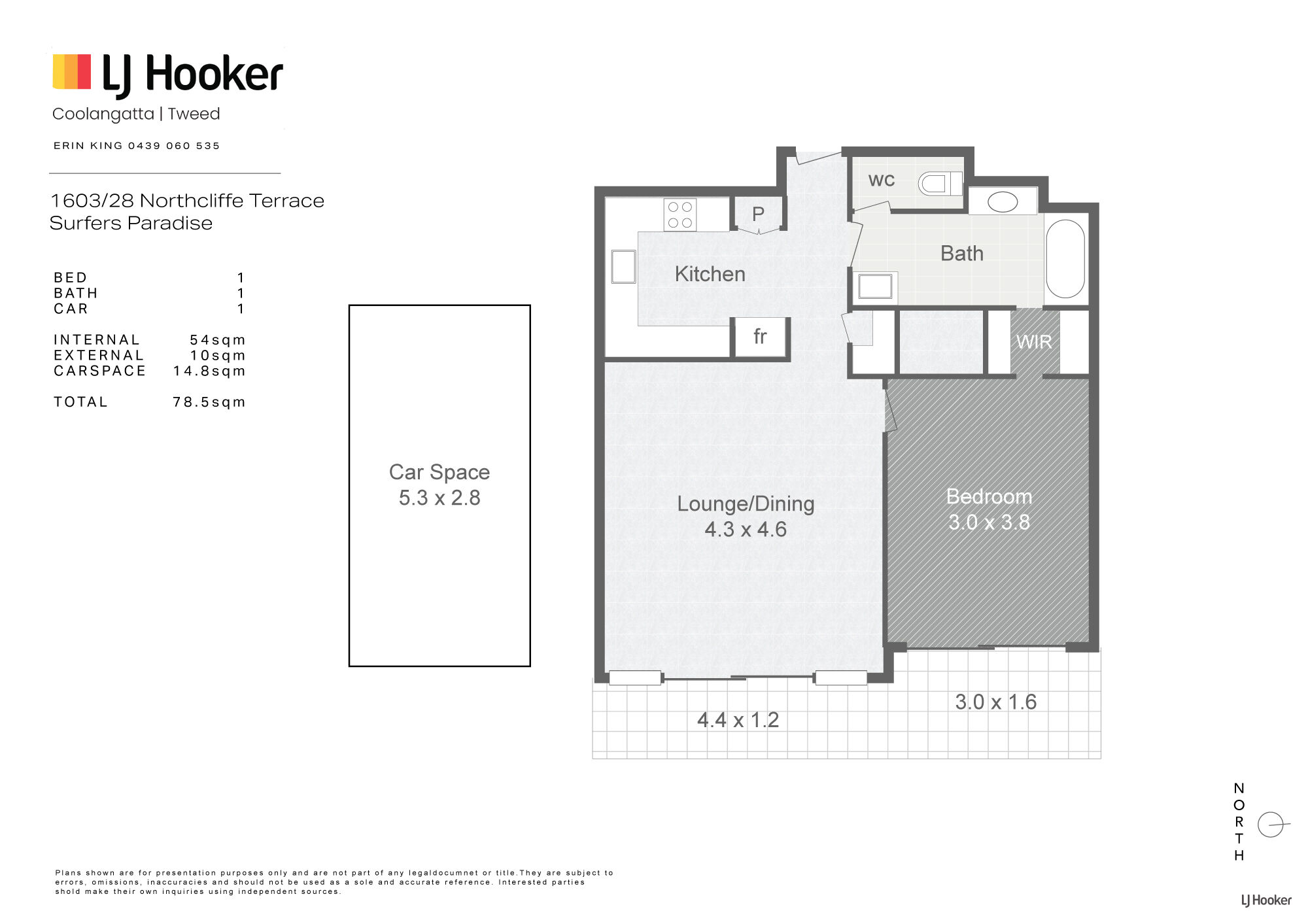 1603/28 Northcliffe Terrace, SURFERS PARADISE