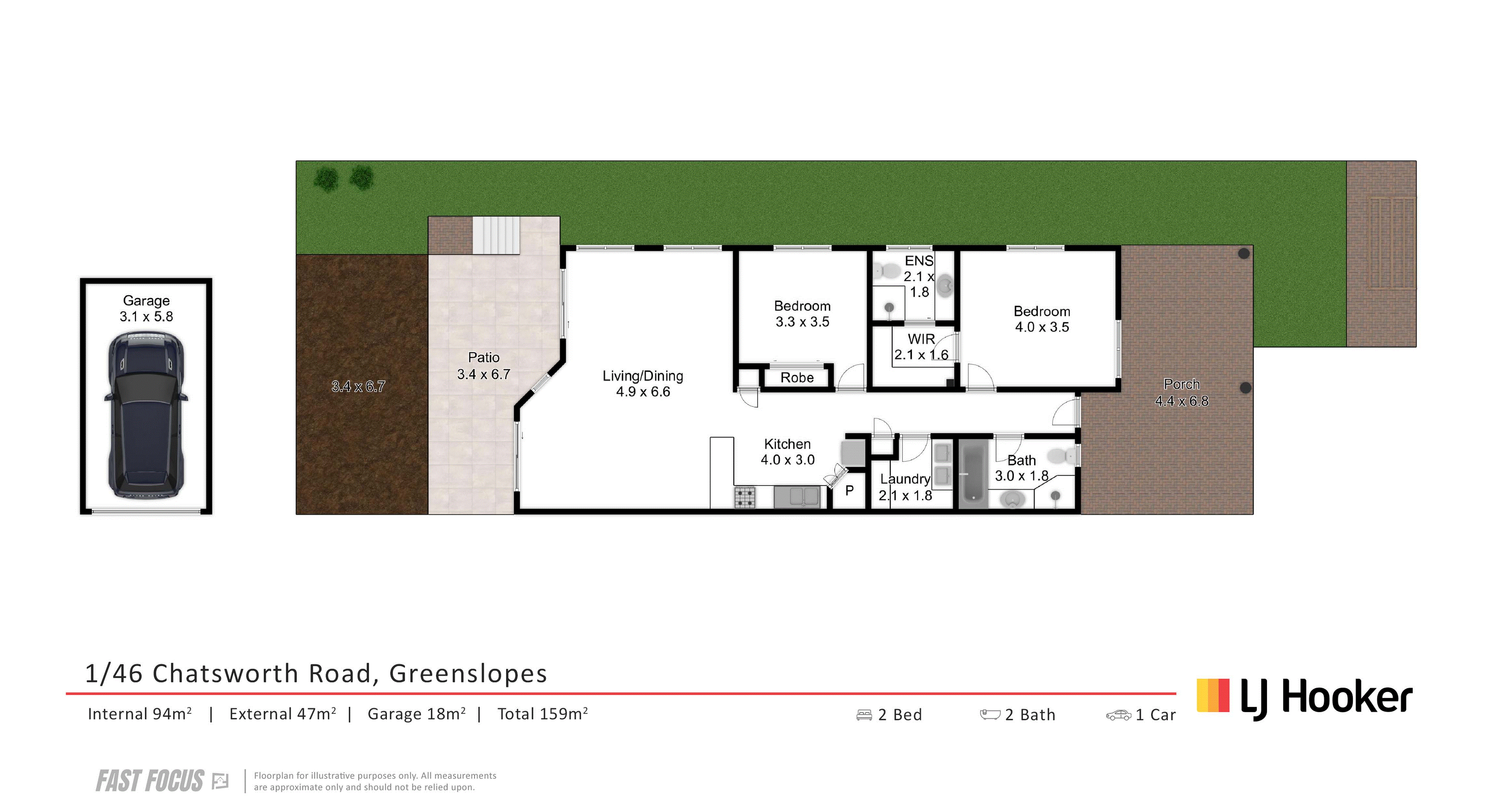 1/46 Chatsworth Road, GREENSLOPES