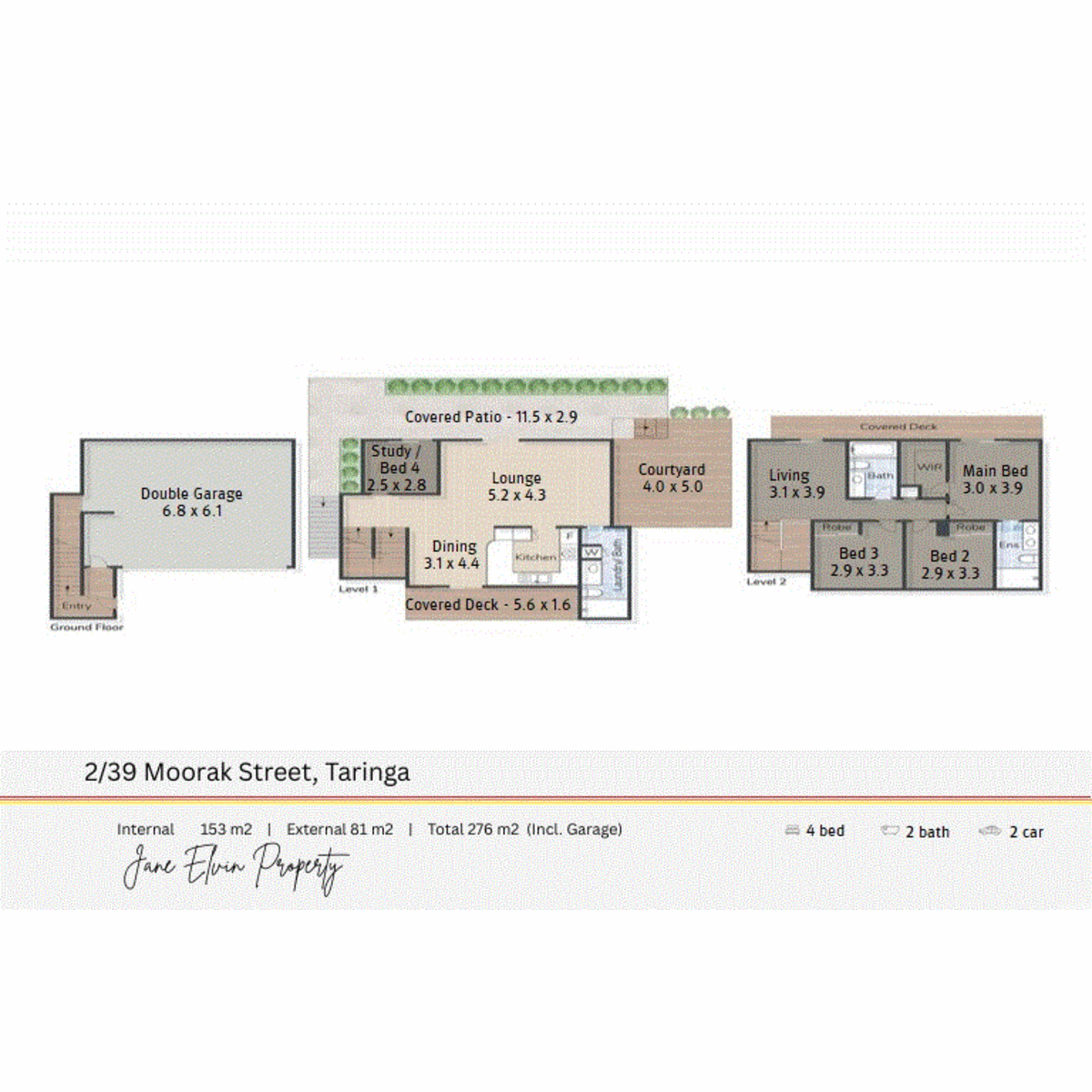 2/39 Moorak Street, TARINGA