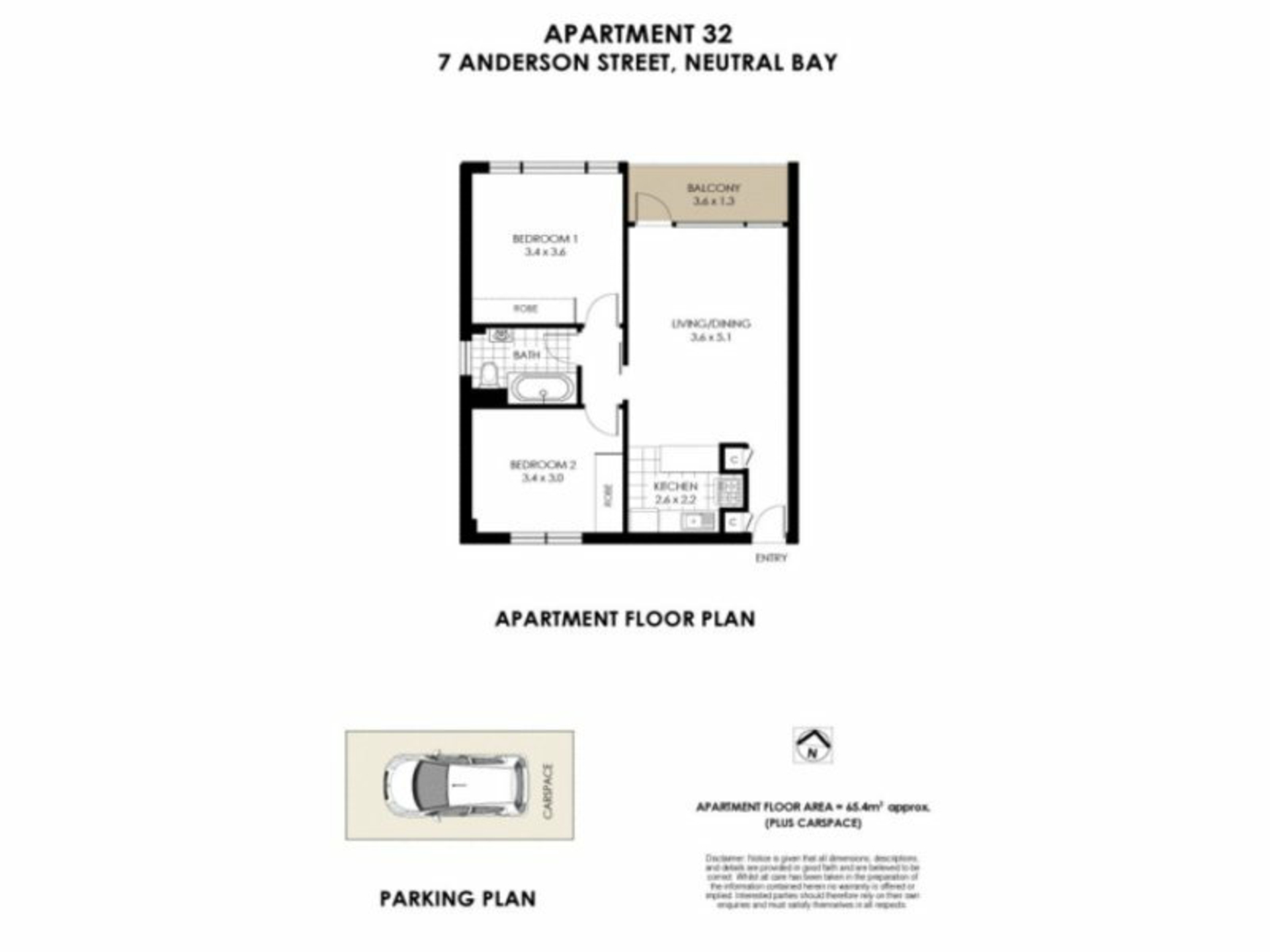 32/7 Anderson Street, Neutral Bay