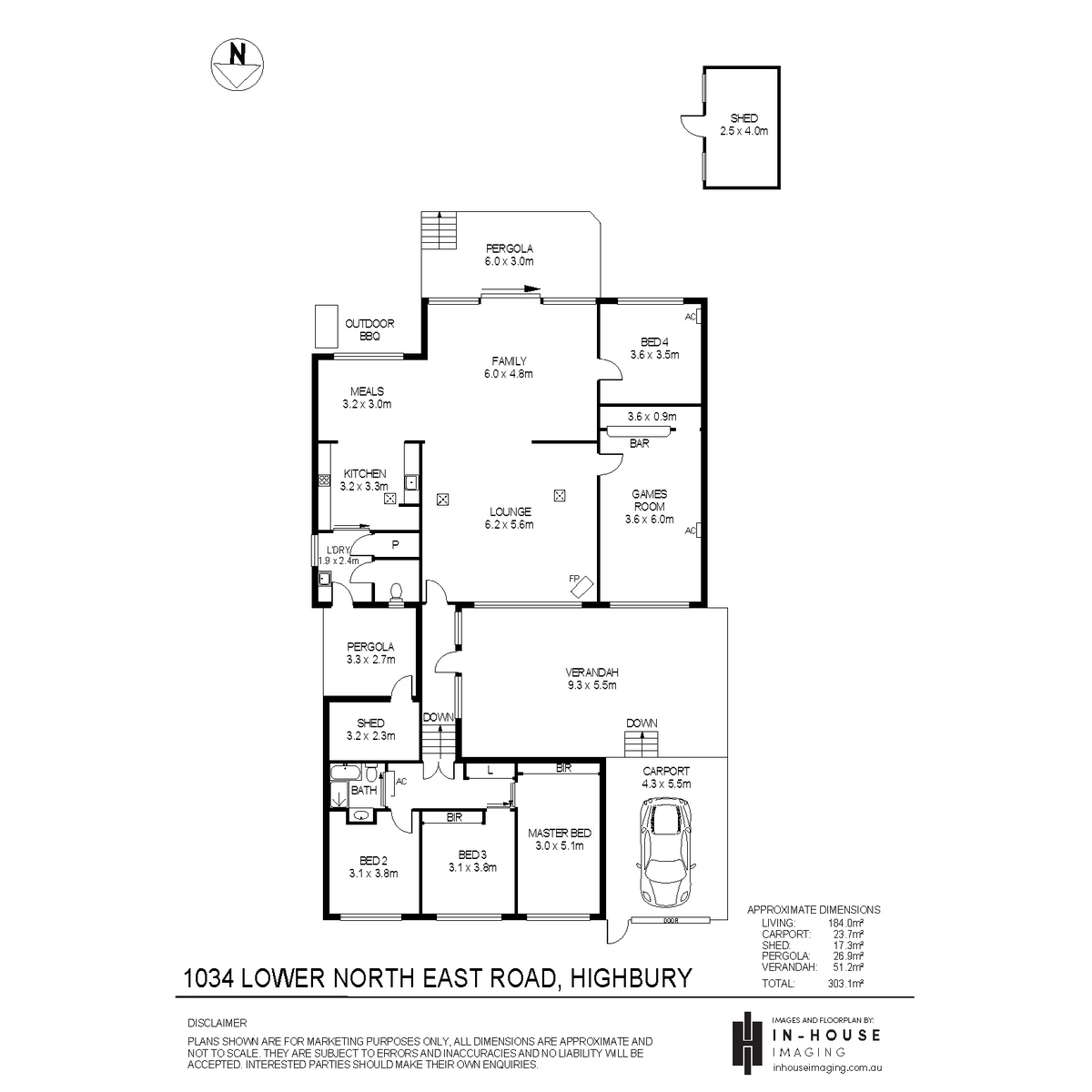 1034 Lower North East Road, HIGHBURY