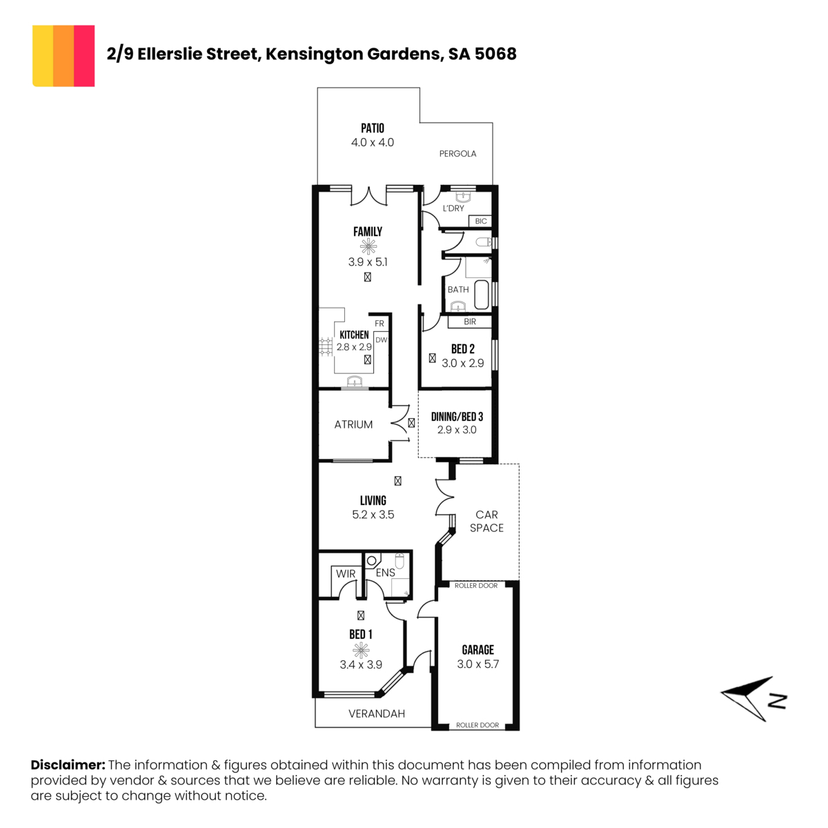 2/9 Ellerslie Street, KENSINGTON GARDENS