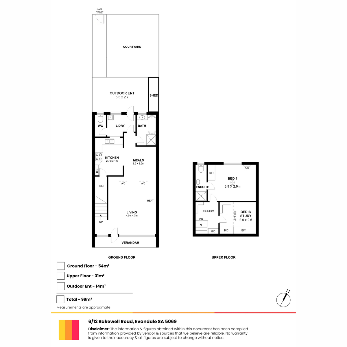 6/12 Bakewell Road, EVANDALE