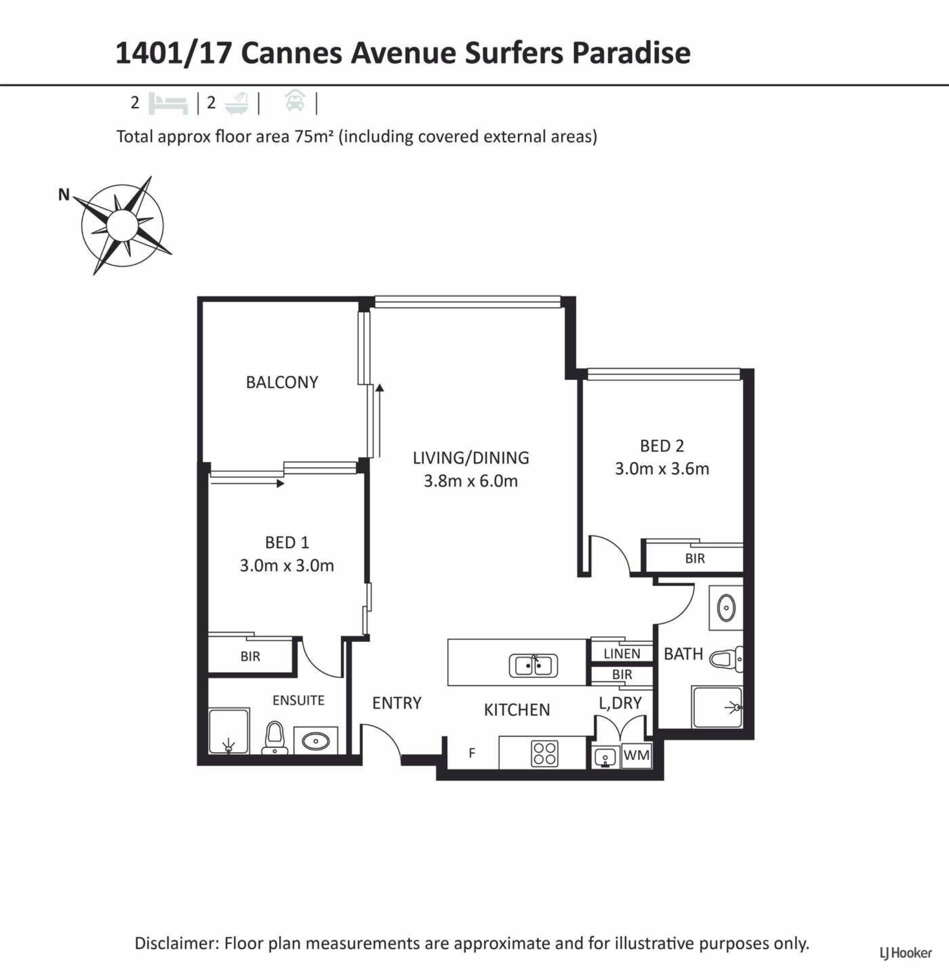1401/15-17 Cannes Avenue, SURFERS PARADISE