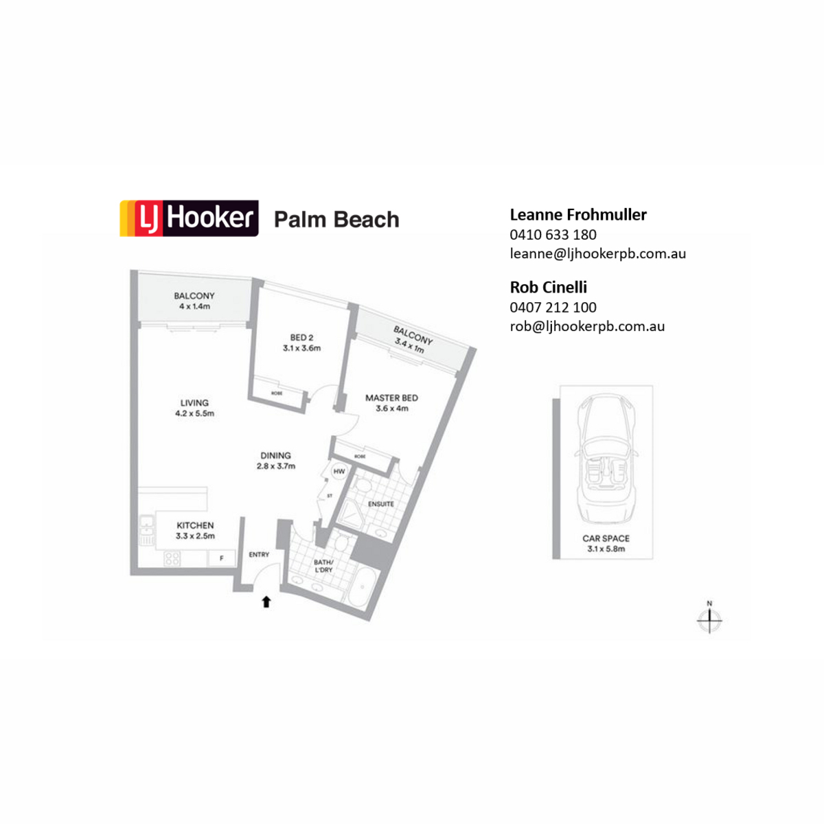 6C/973 Gold Coast Highway, PALM BEACH