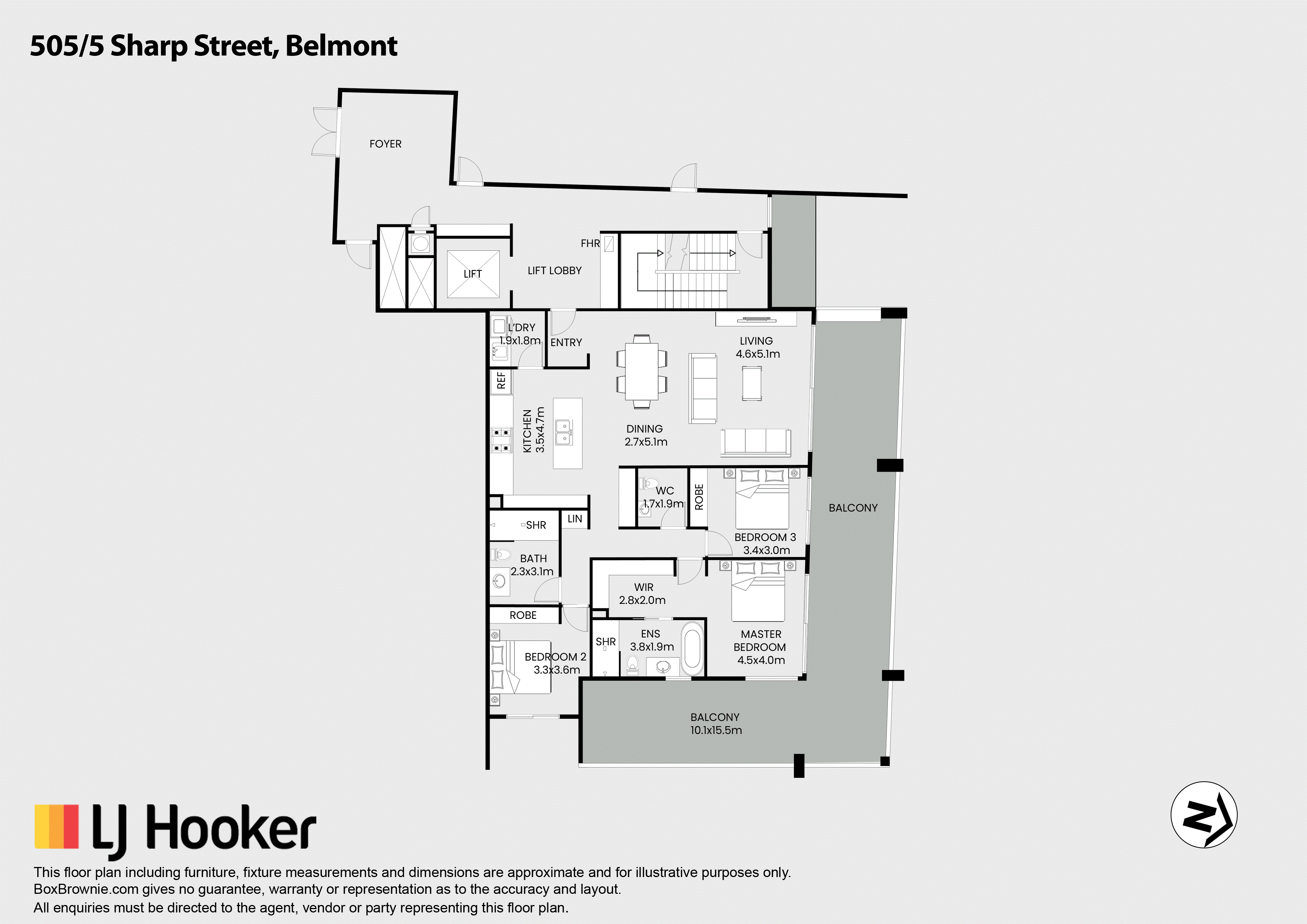 Apartment 505/5 Sharp Street, BELMONT