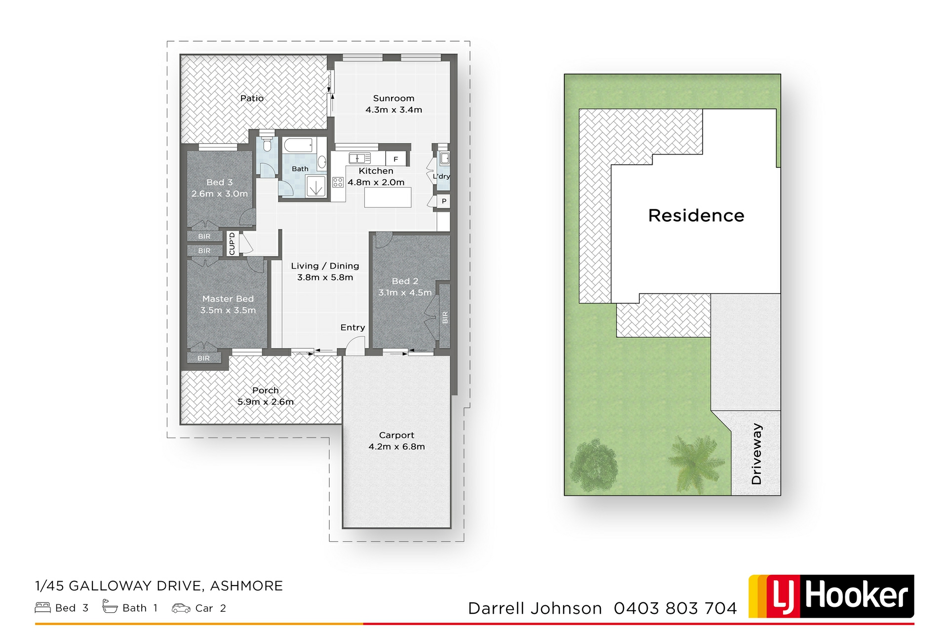 1/45 Galloway Drive, ASHMORE