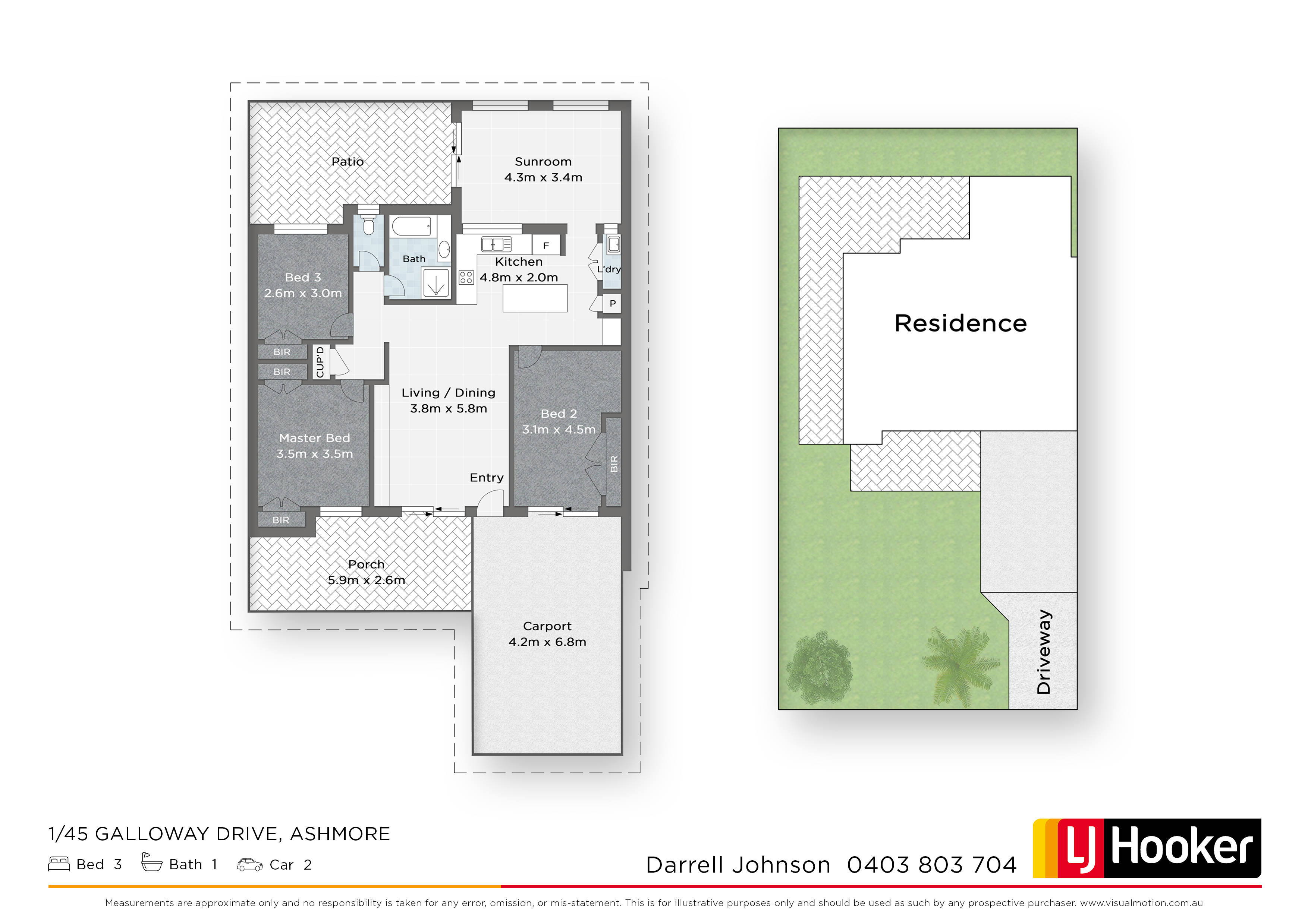 1/45 Galloway Drive, ASHMORE